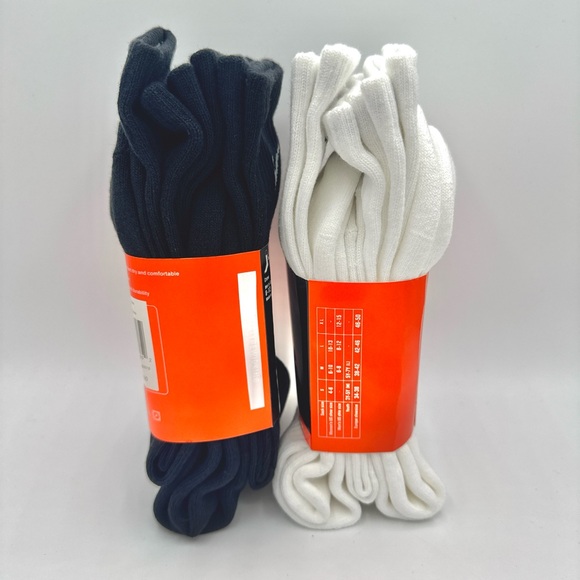 Nike Performance Moisture-Wicking Cotton Everyday Cushioned Crew Socks size L - Picture 3 of 5